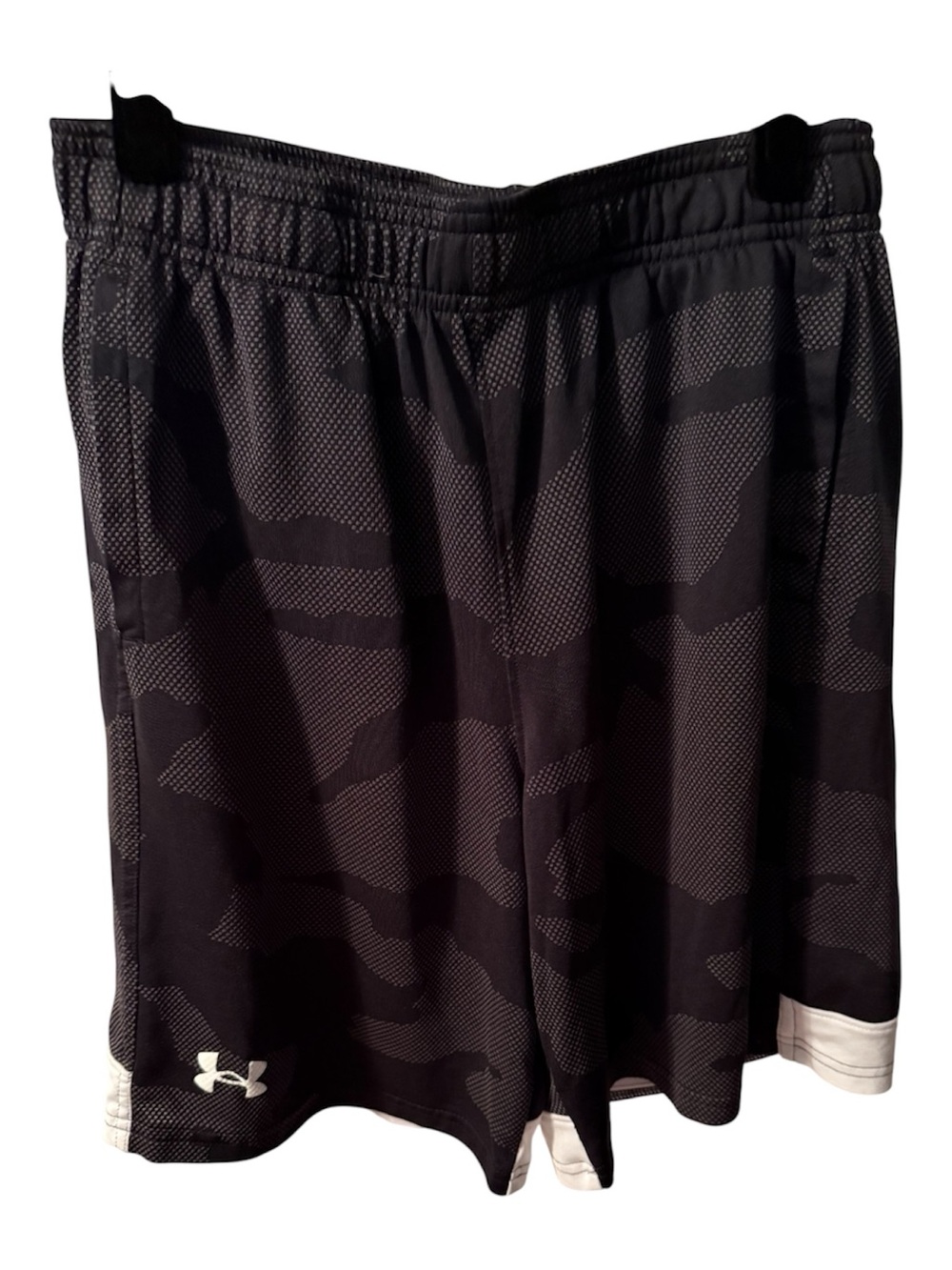 Under Armour Black & White Camo Performance Shorts